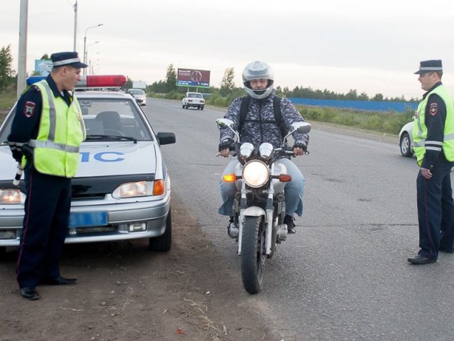 В Грязинском районе проведён рейд, касающийся мотоциклистов